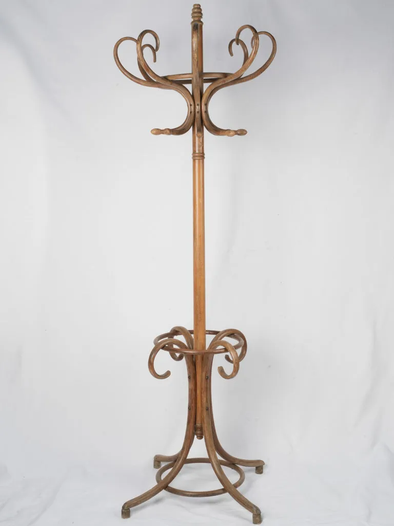 1920s Bentwood Hat & Coat Rack  / Hall Tree - 79½" x 30¼"