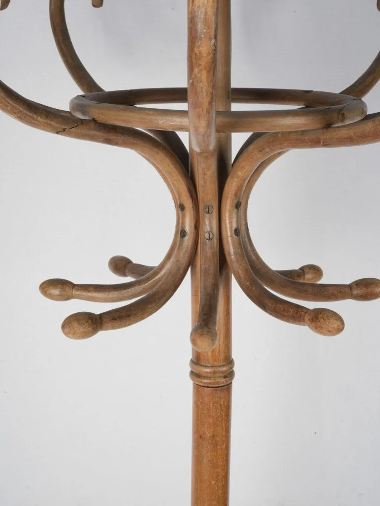 1920s Bentwood Hat & Coat Rack  / Hall Tree - 79½" x 30¼"