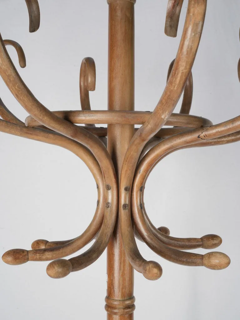 1920s Bentwood Hat & Coat Rack  / Hall Tree - 79½" x 30¼"