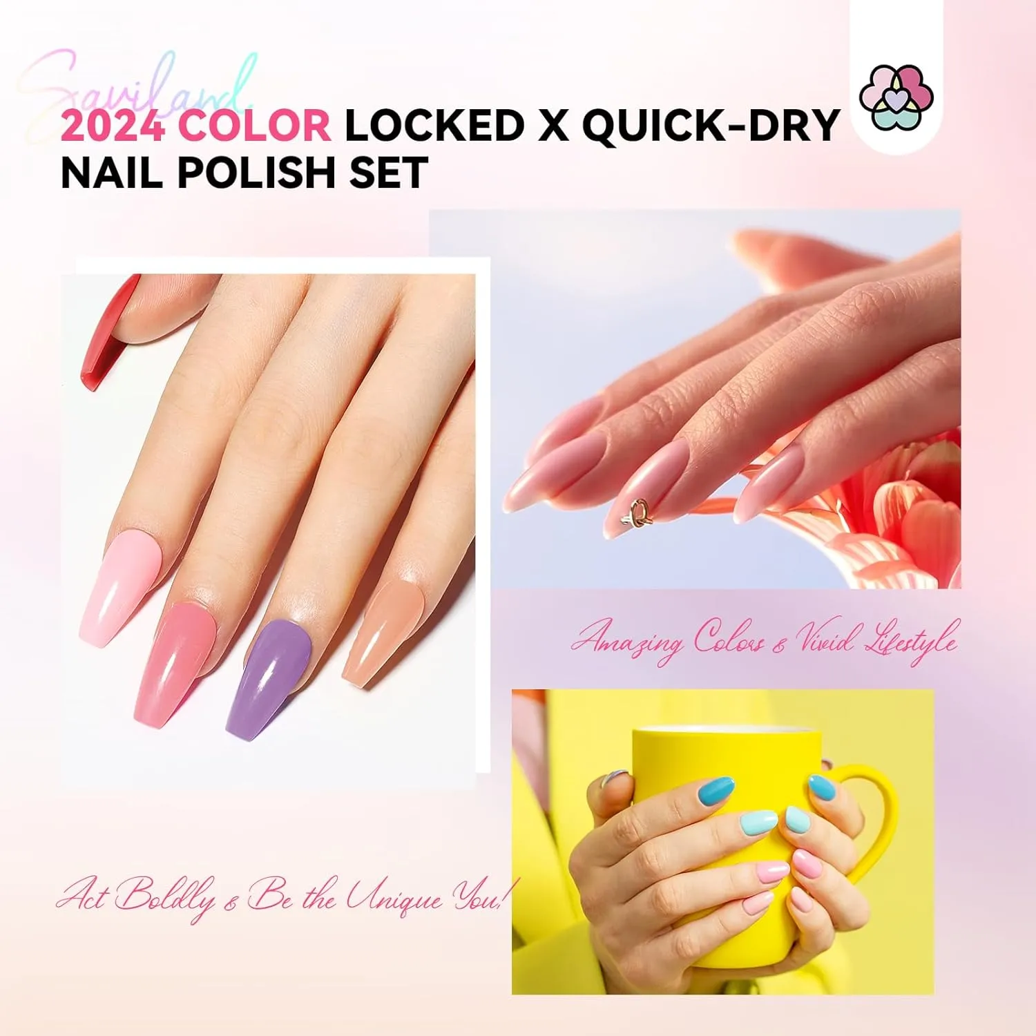 20 Colors Classic Nail Polish Set Starter