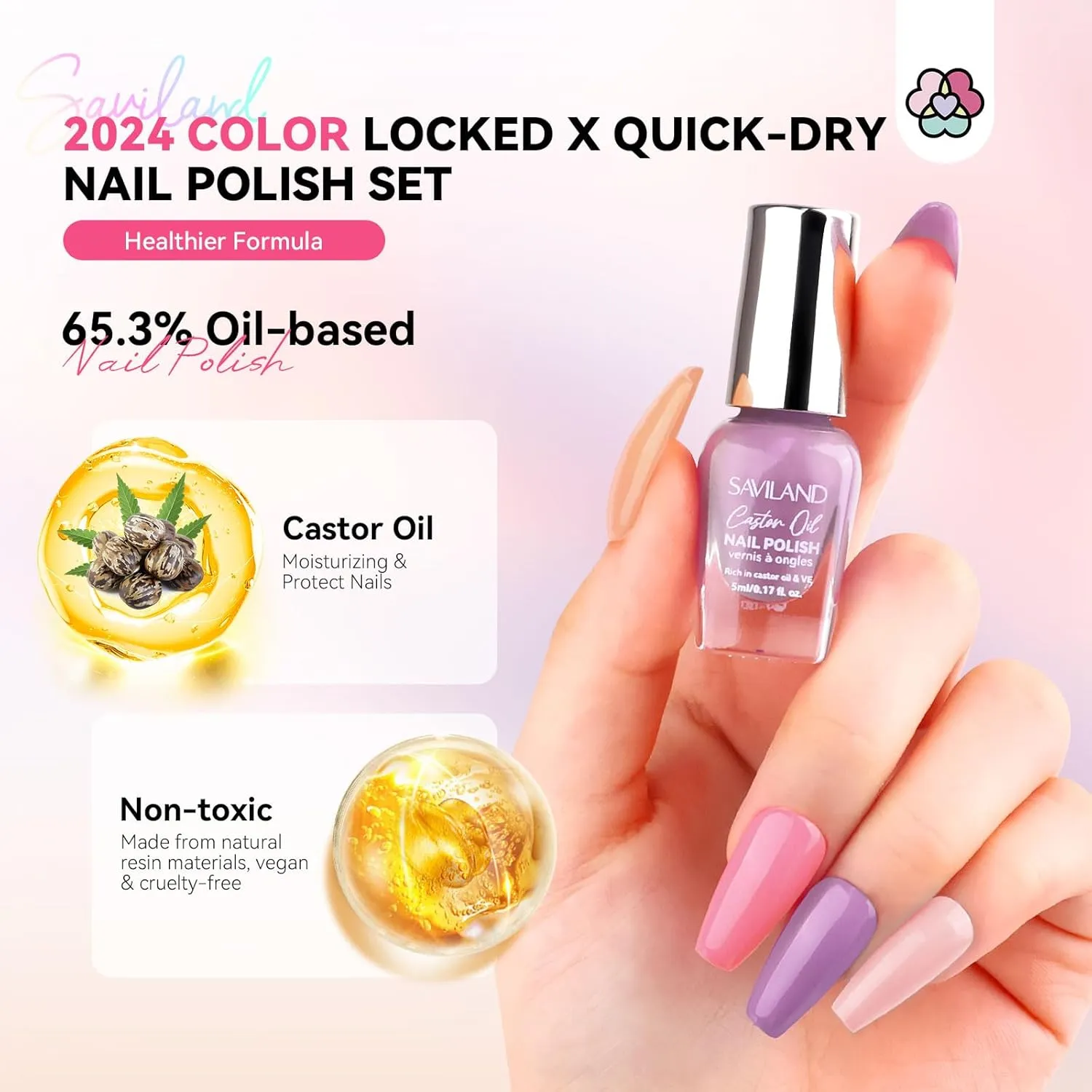 20 Colors Classic Nail Polish Set Starter