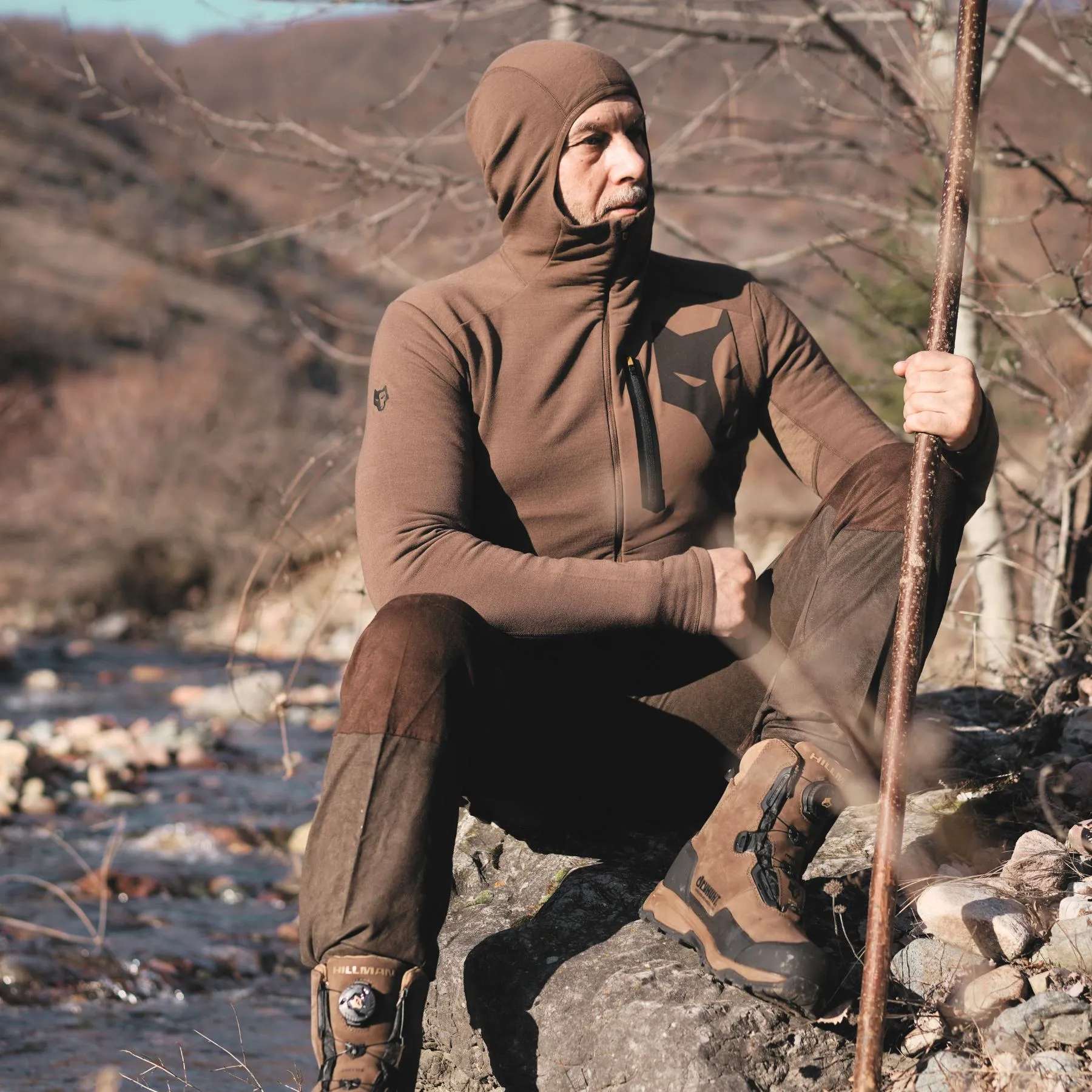 3ML Merino-Bamboo Fleece hunting midlayer