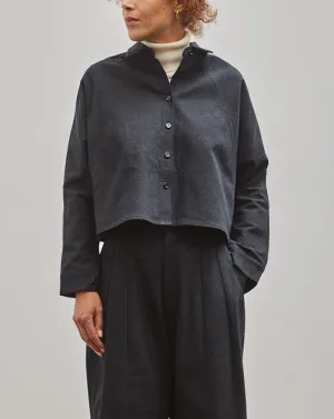 7115 3/4 Cropped Shirt, Navy Black