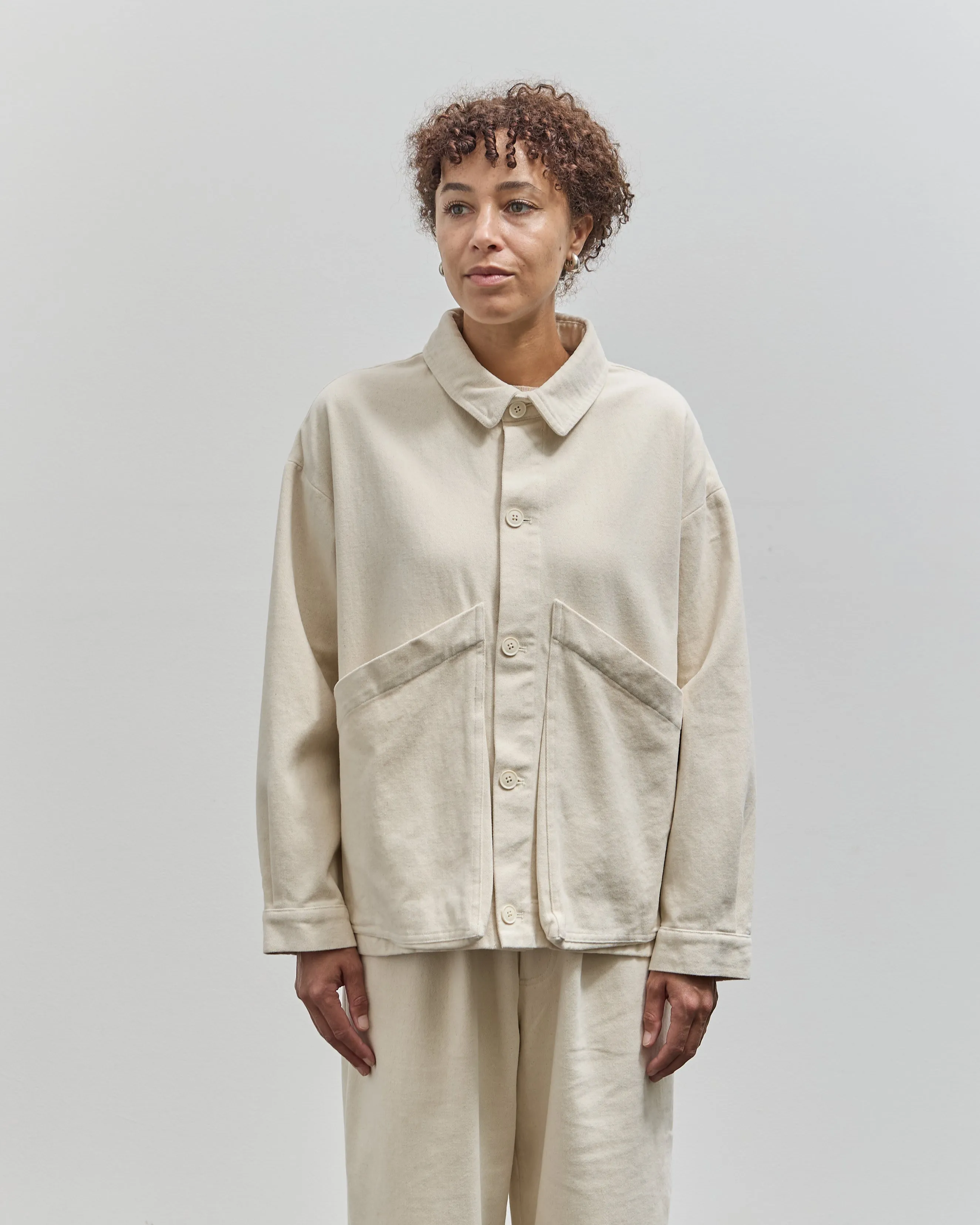 7115 Panel Pocket Shirt Jacket, Off-White Heavy Canvas