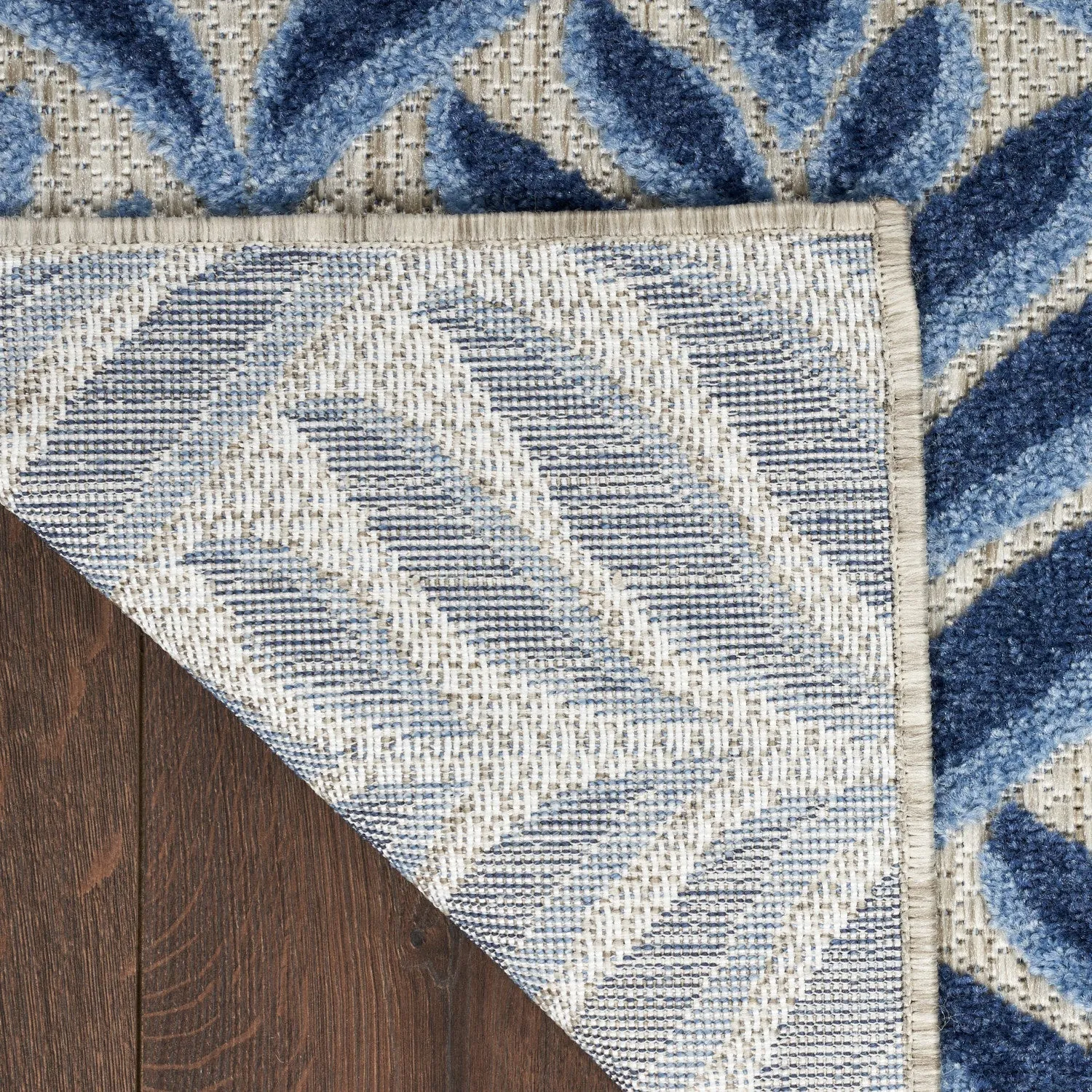 Aloha Blue Tropical Indoor/Outdoor Rug