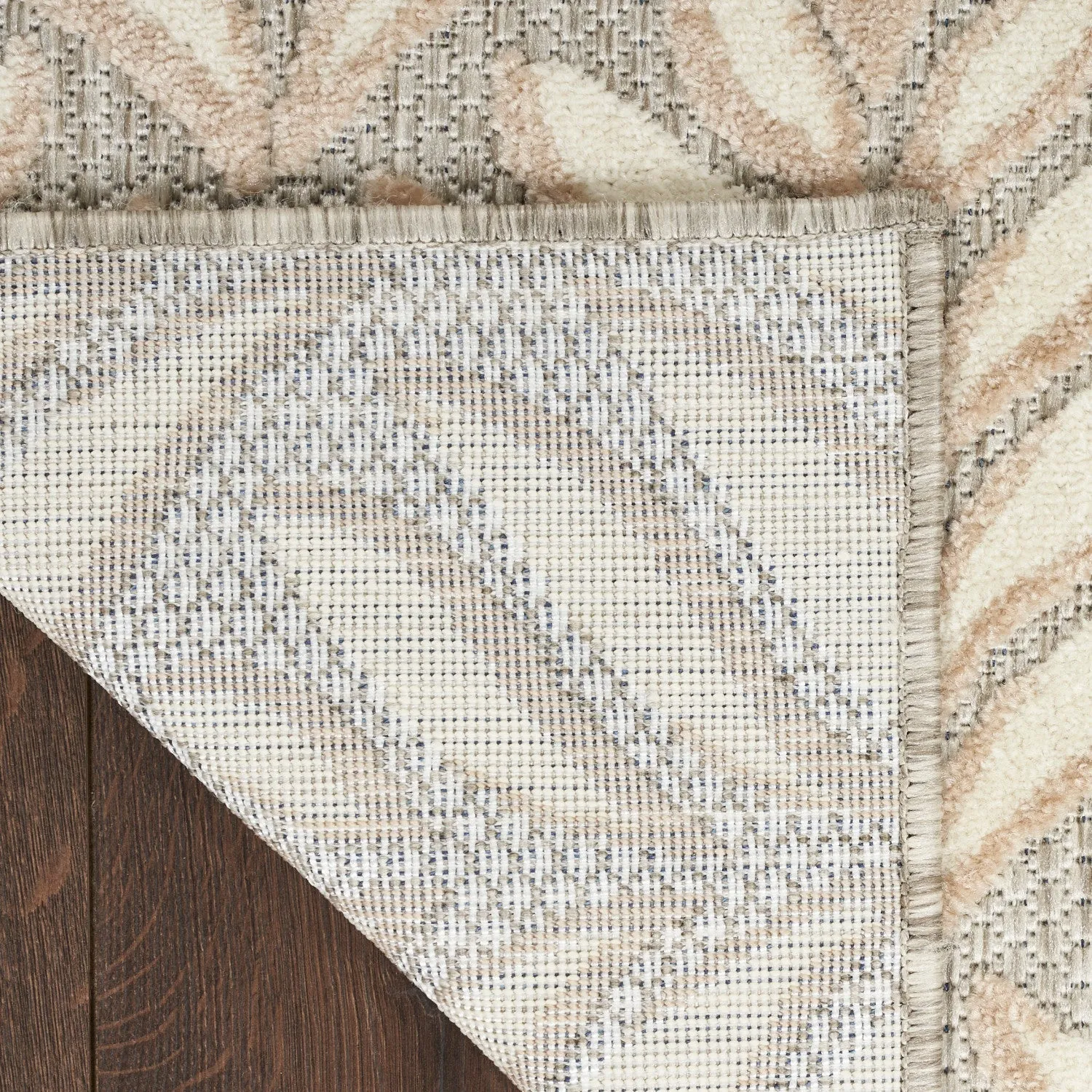 Aloha Ivory Grey Tropical Indoor/Outdoor Rug