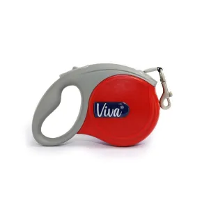 Ancol Viva 5m Large Red Retractable Dog Lead