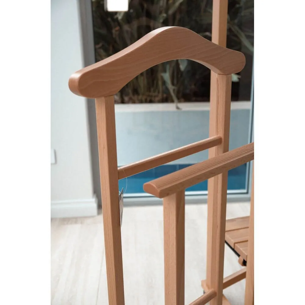 Atri Clothes Valet Stand Natural