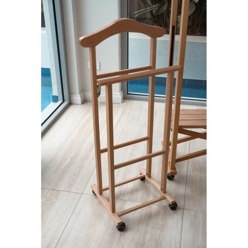 Atri Clothes Valet Stand Natural