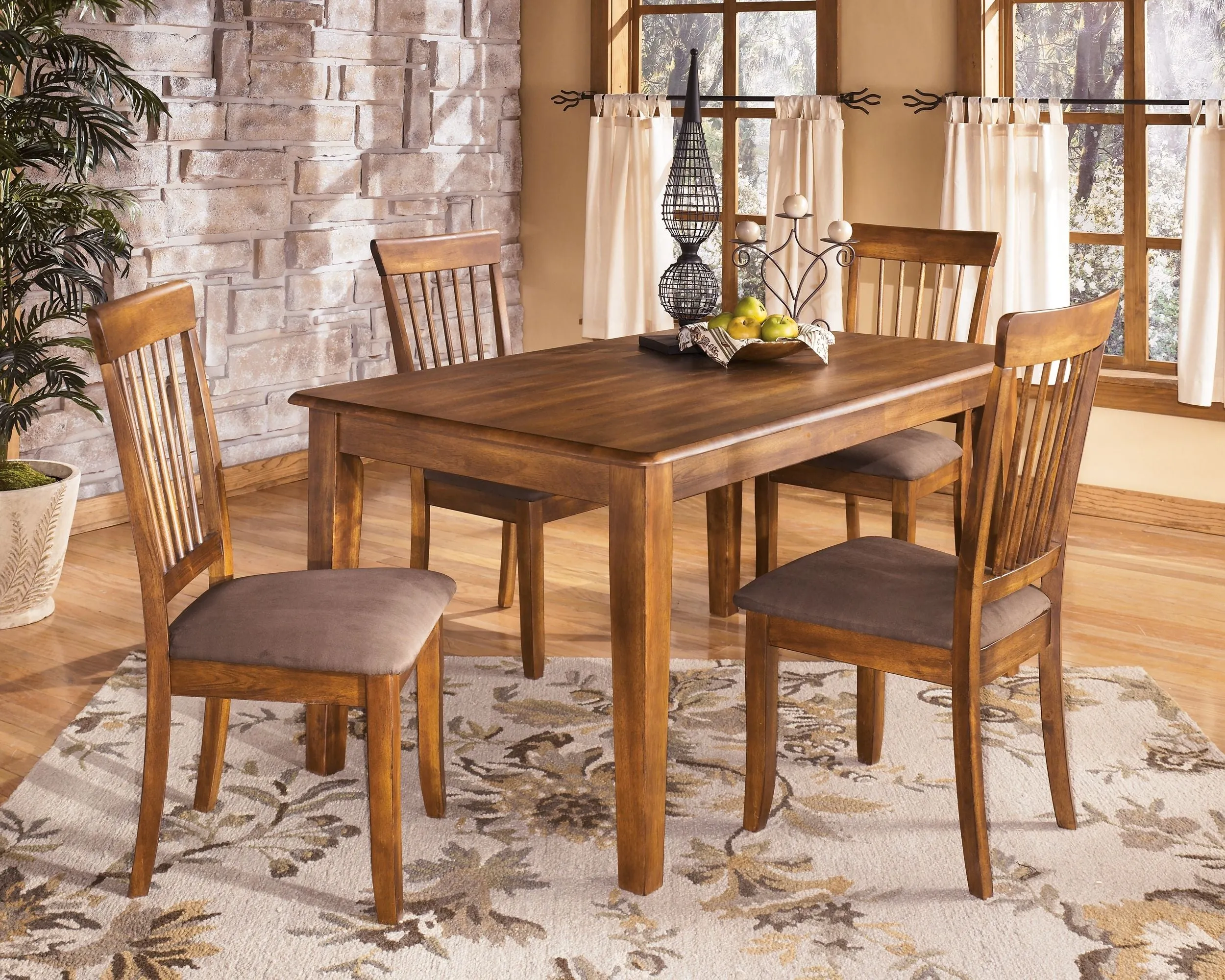 Berringer - Rustic Brown - Dining UPH Side Chair (2/CN)