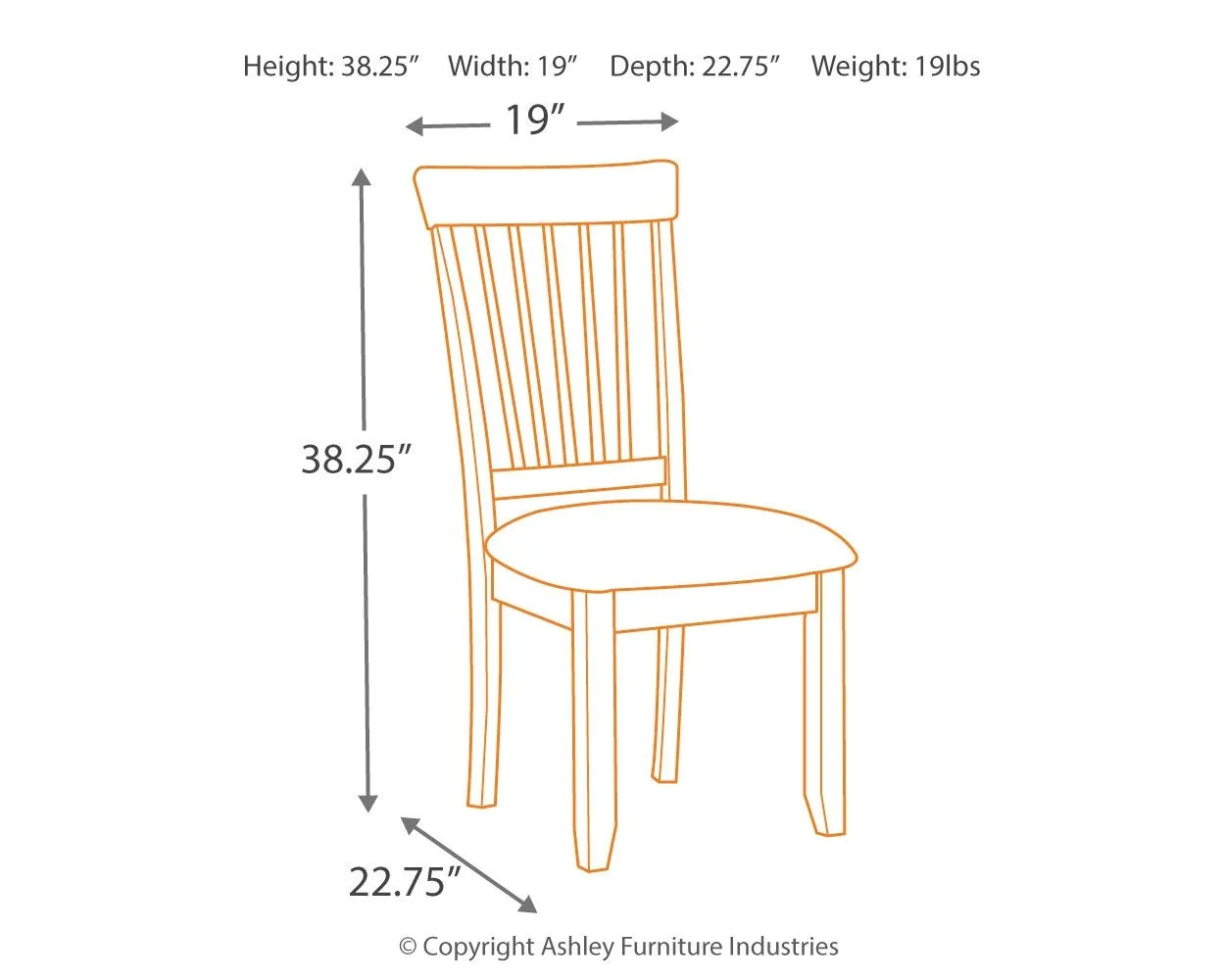 Berringer - Rustic Brown - Dining UPH Side Chair (2/CN)