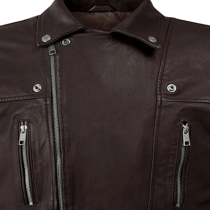 Best Fashion Motorcycle Dauntless Brown Biker Leather Jacket