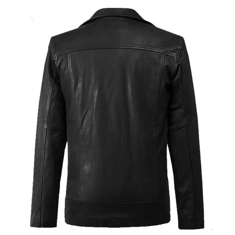 Best Genuine Looking Dauntless Black Fashion Boys Biker Leather Jacket