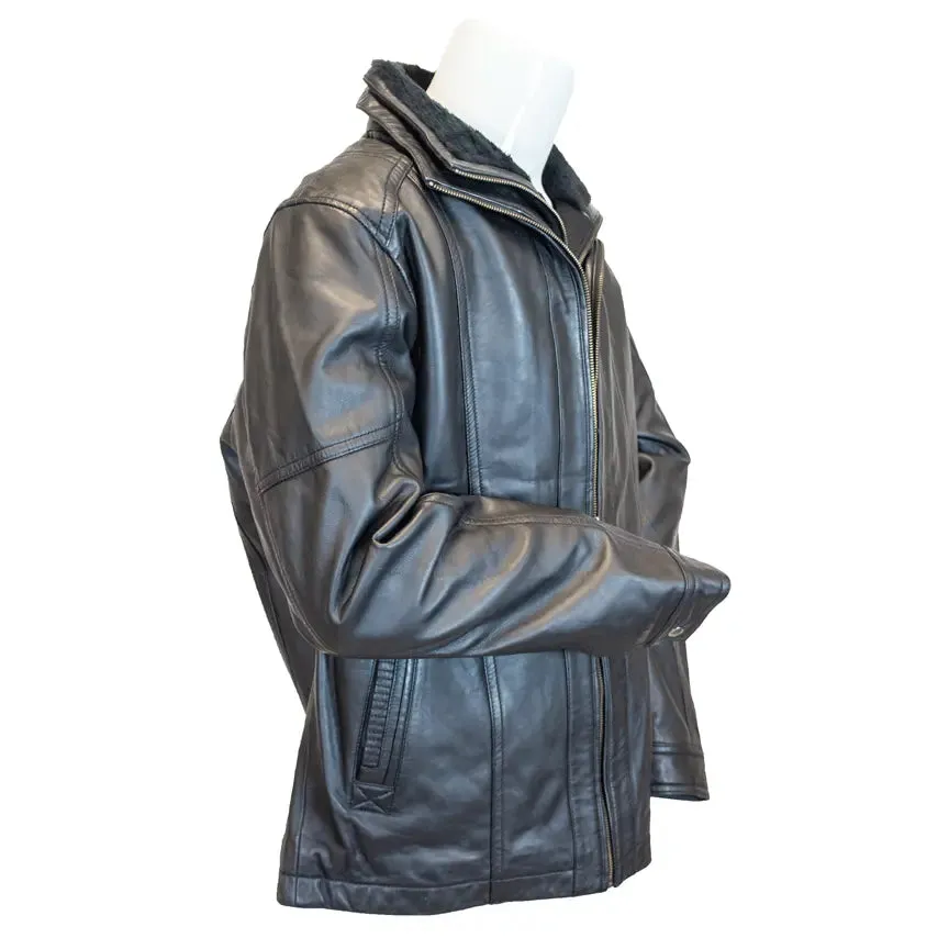 BOL Men's Cardian Bomber Lambskin Leather Jacket