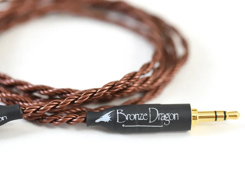 Bronze Dragon Portable Headphone Cable for Focal Bathys