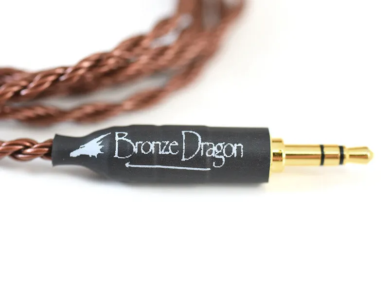 Bronze Dragon Portable Headphone Cable for Focal Bathys