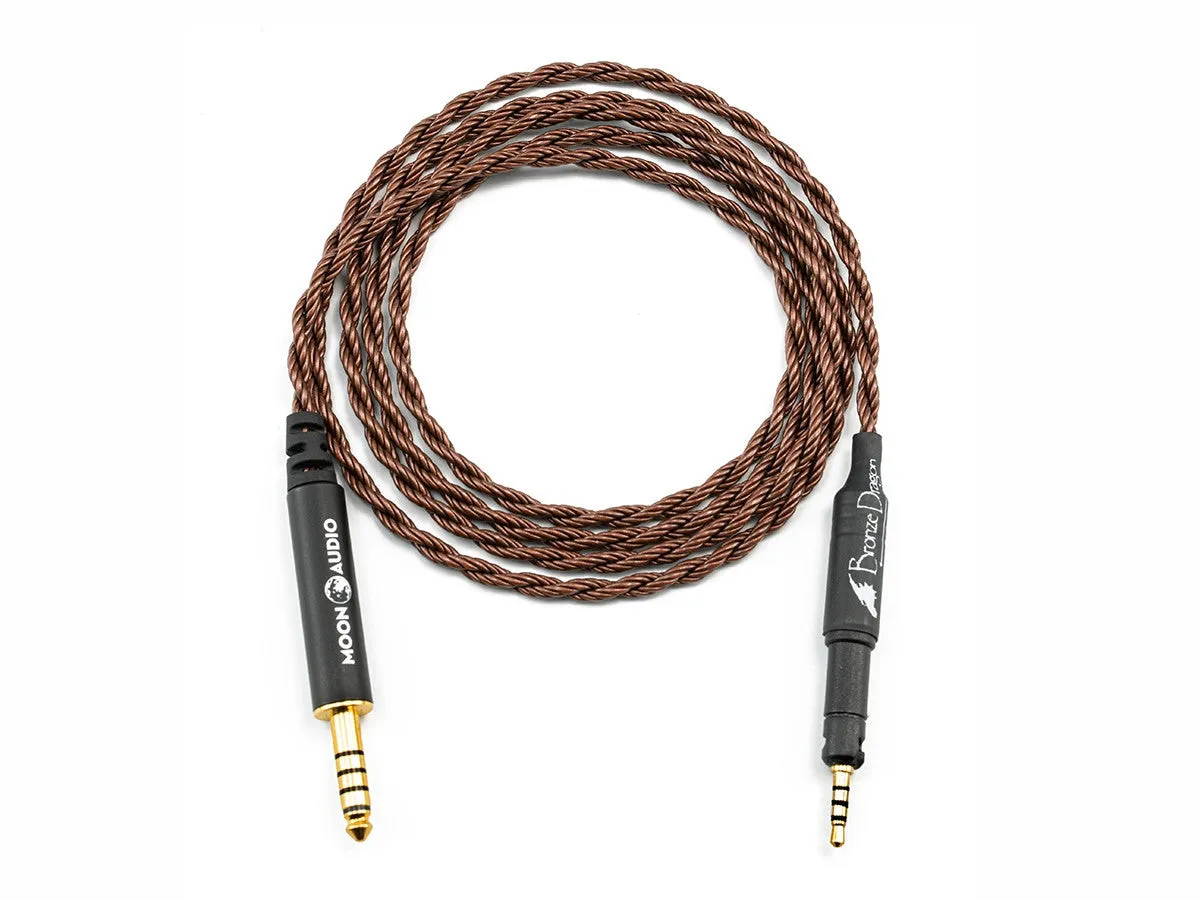 Bronze Dragon Portable Headphone Cable for Focal Bathys