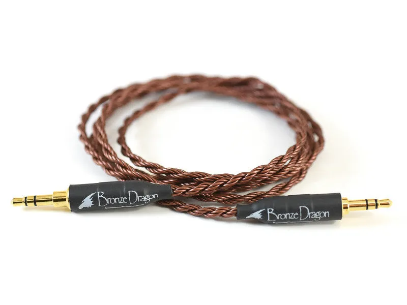 Bronze Dragon Portable Headphone Cable for Focal Bathys