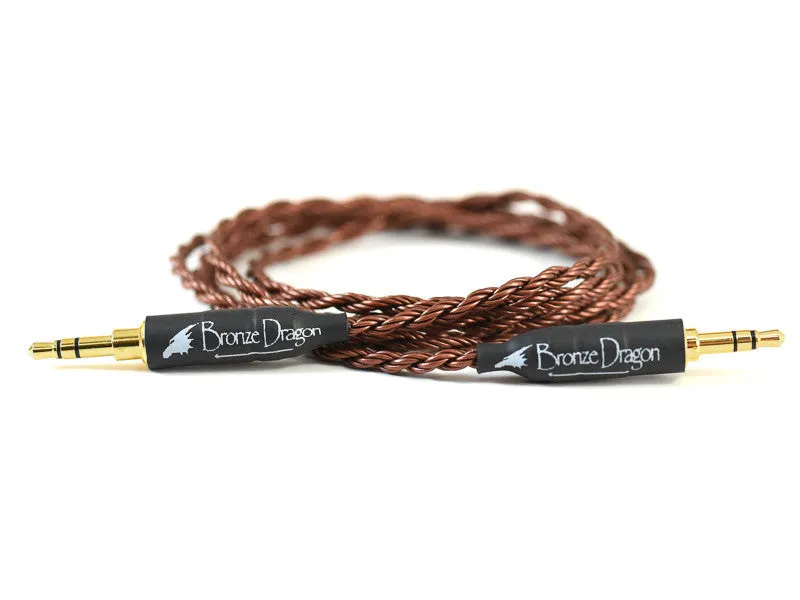 Bronze Dragon Portable Headphone Cable for Focal Bathys