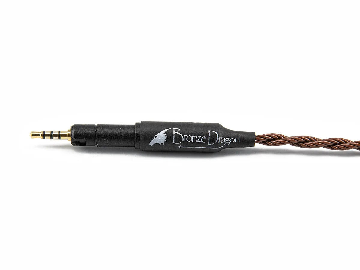 Bronze Dragon Portable Headphone Cable for Focal Bathys