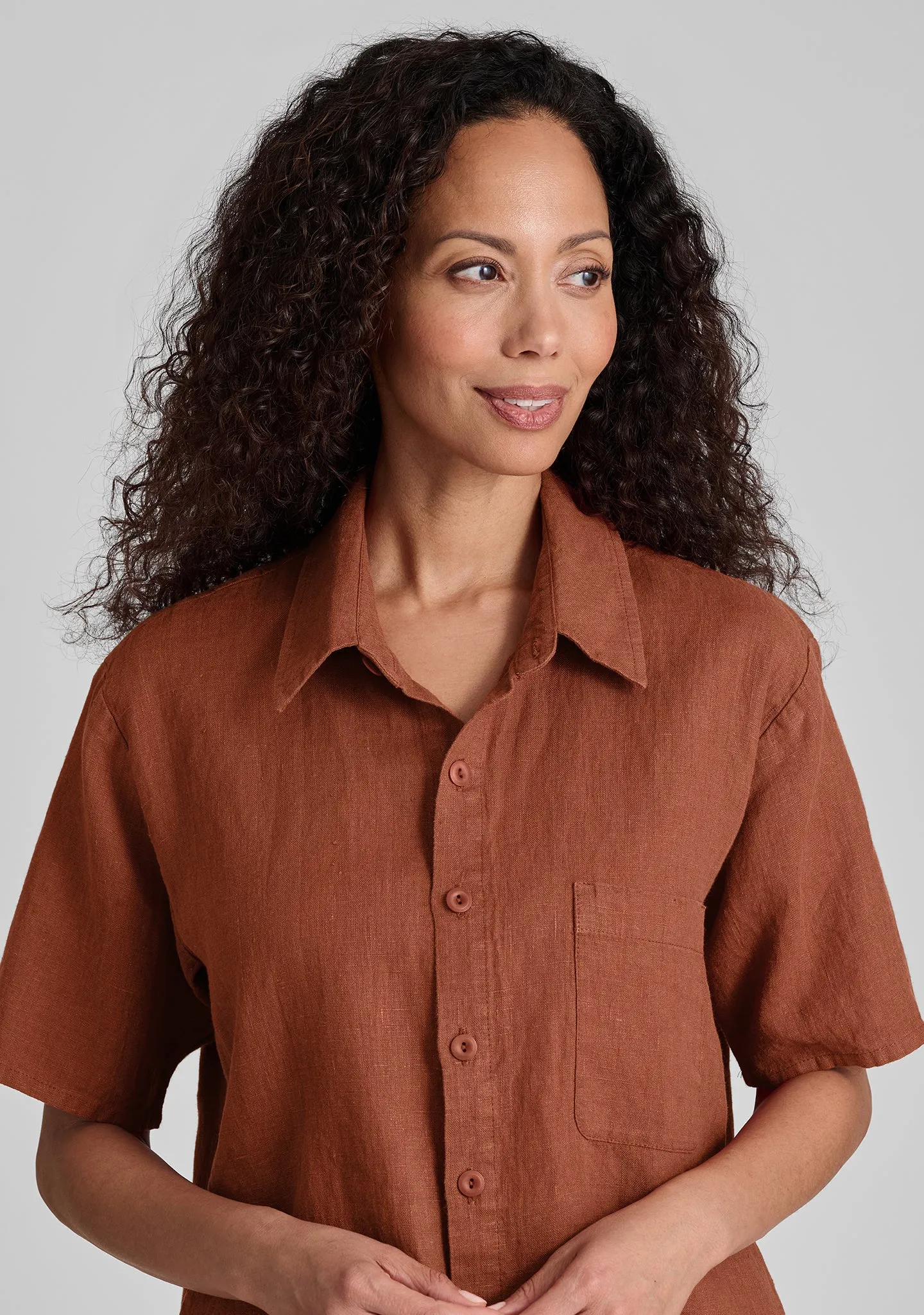 Cherished Shirt - Linen Button Down Shirt