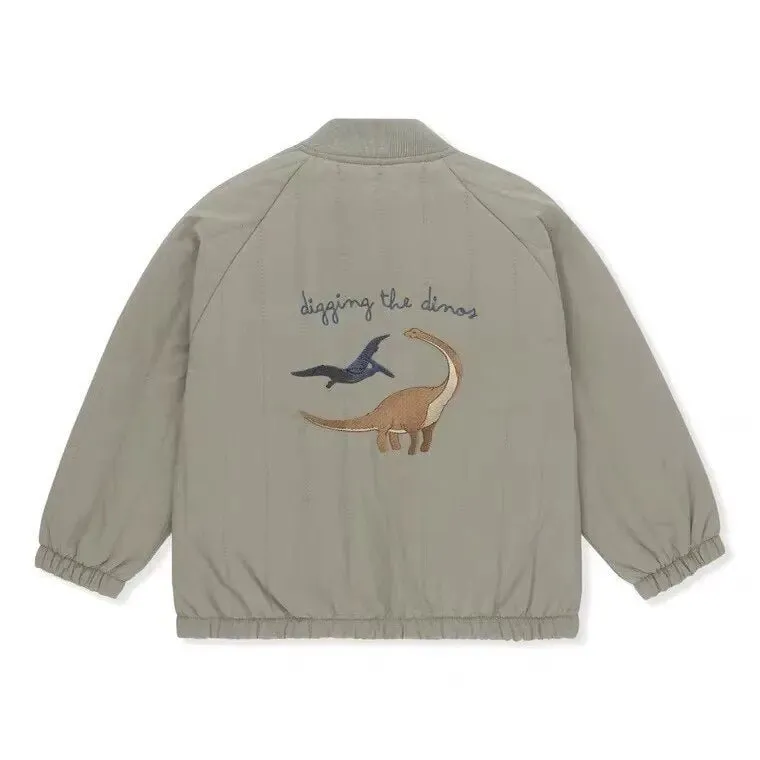 Children's Cozy Cartoon Bomber Jacket