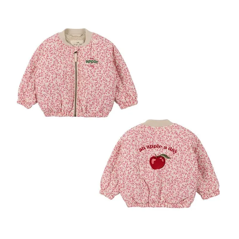 Children's Cozy Cartoon Bomber Jacket