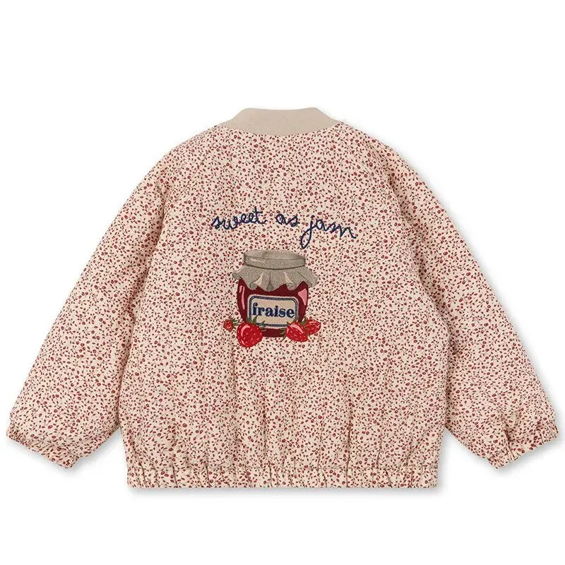 Children's Cozy Cartoon Bomber Jacket