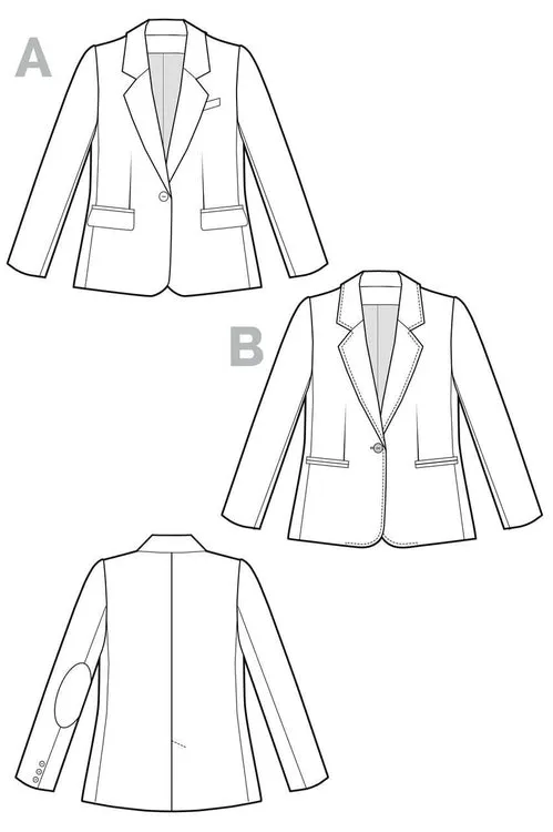 Closet Core Patterns Jasika Blazer