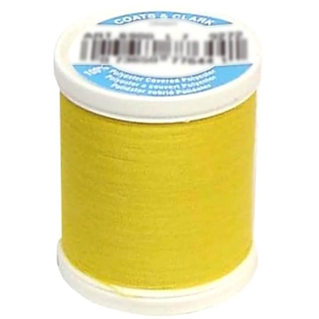 Coats Dual Duty XP General Purpose Thread 125yd Bright Sun Yellow