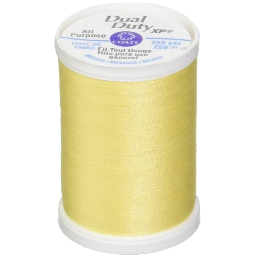 Coats Dual Duty XP General Purpose Thread 250yd Yellow