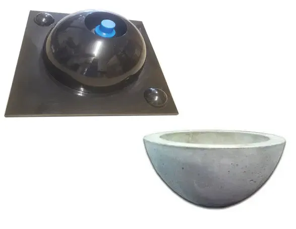 Concrete Vessel ABS Sink Mold DPM-10 Bowl (14"x6.5")