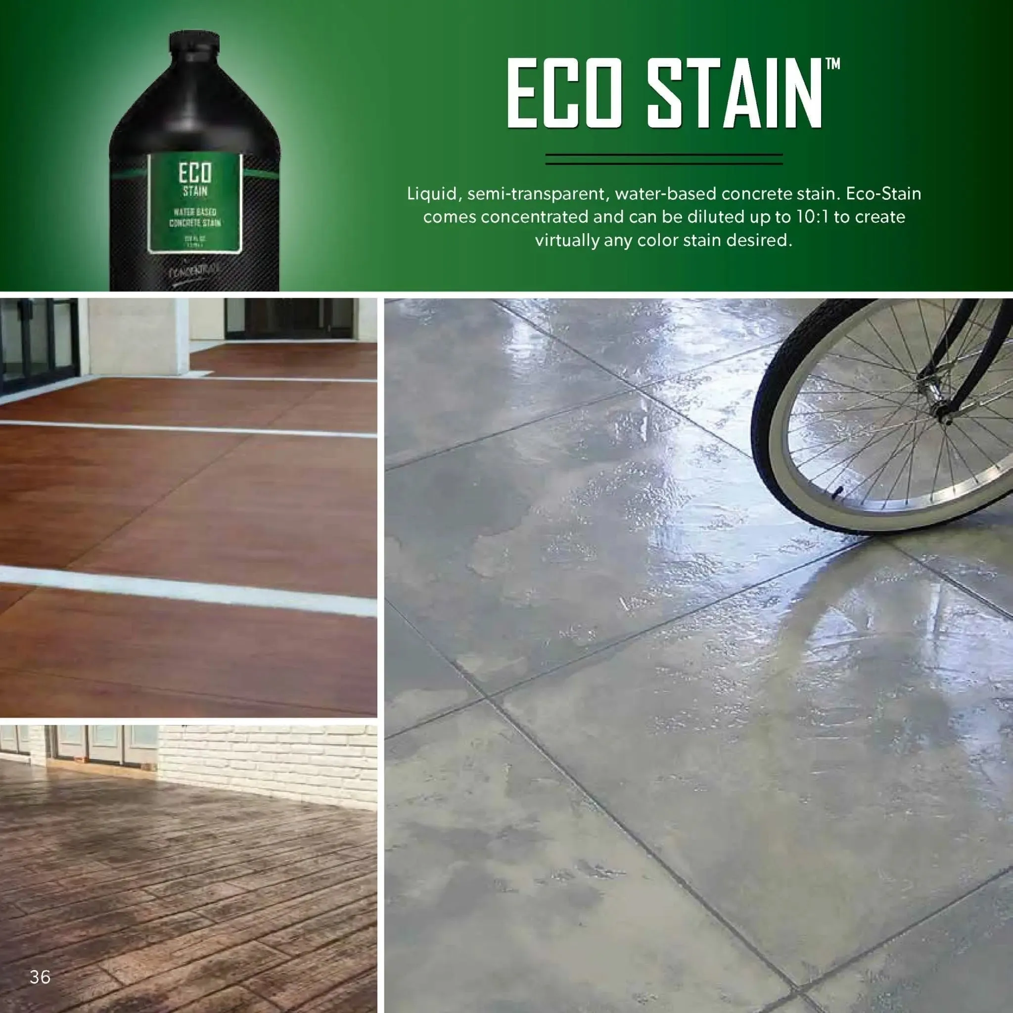 Concrete Water-Based Stain - Surecrete - Eco-Stain