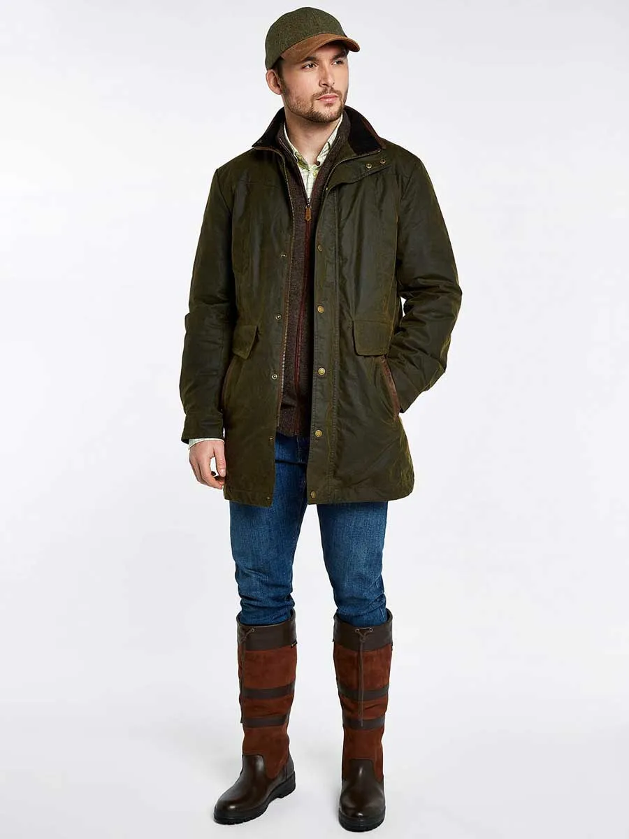 DUBARRY Chalkhill Wax Jacket - Mens - Olive