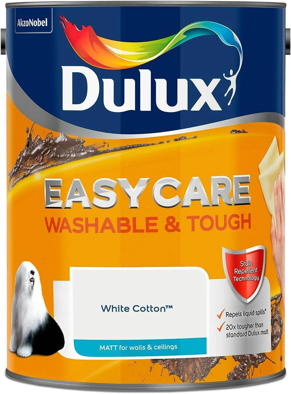 Dulux Easycare Matt Emulsion - White Cotton