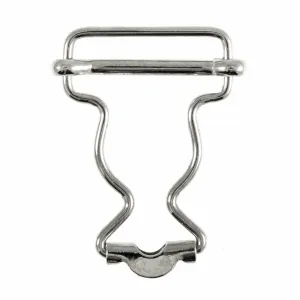 Dungaree Buckle Fastenings - Nickel 25mm (Pack of 2)