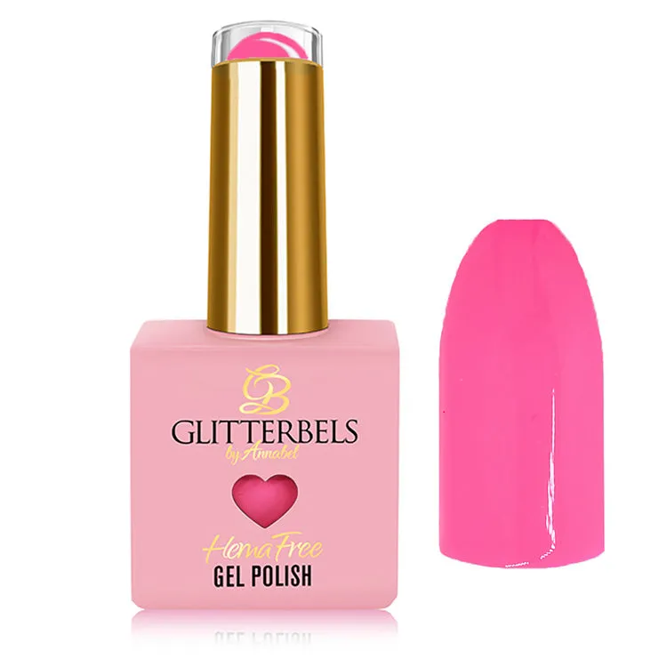 Glitterbels Hema Free Gel Polish Barbie Party 0.27 fl oz