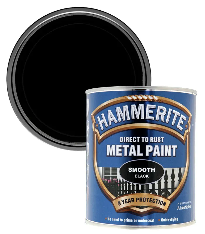 Hammerite Smooth Direct To Rust Metal Paint