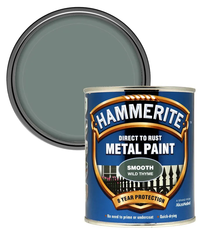 Hammerite Smooth Direct To Rust Metal Paint