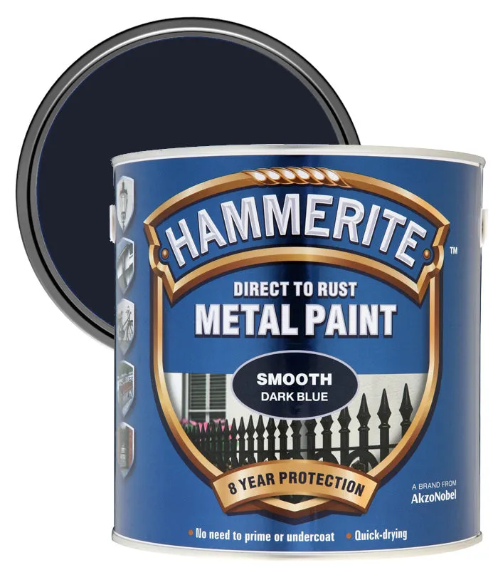 Hammerite Smooth Direct To Rust Metal Paint