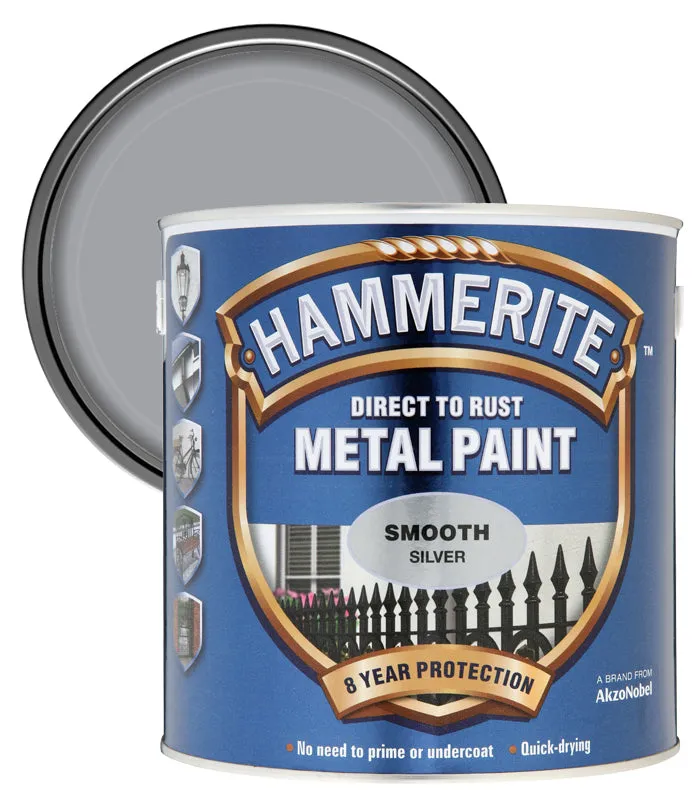 Hammerite Smooth Direct To Rust Metal Paint