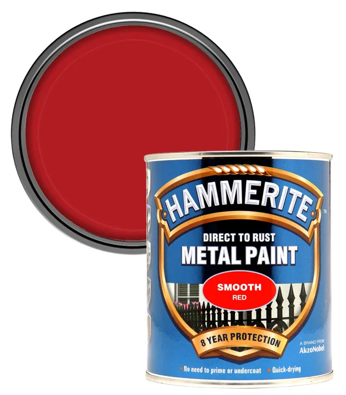 Hammerite Smooth Direct To Rust Metal Paint