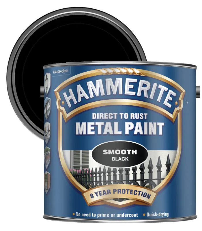 Hammerite Smooth Direct To Rust Metal Paint