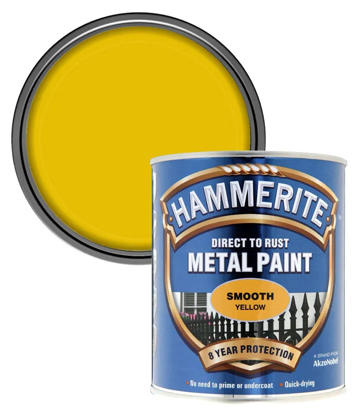 Hammerite Smooth Direct To Rust Metal Paint