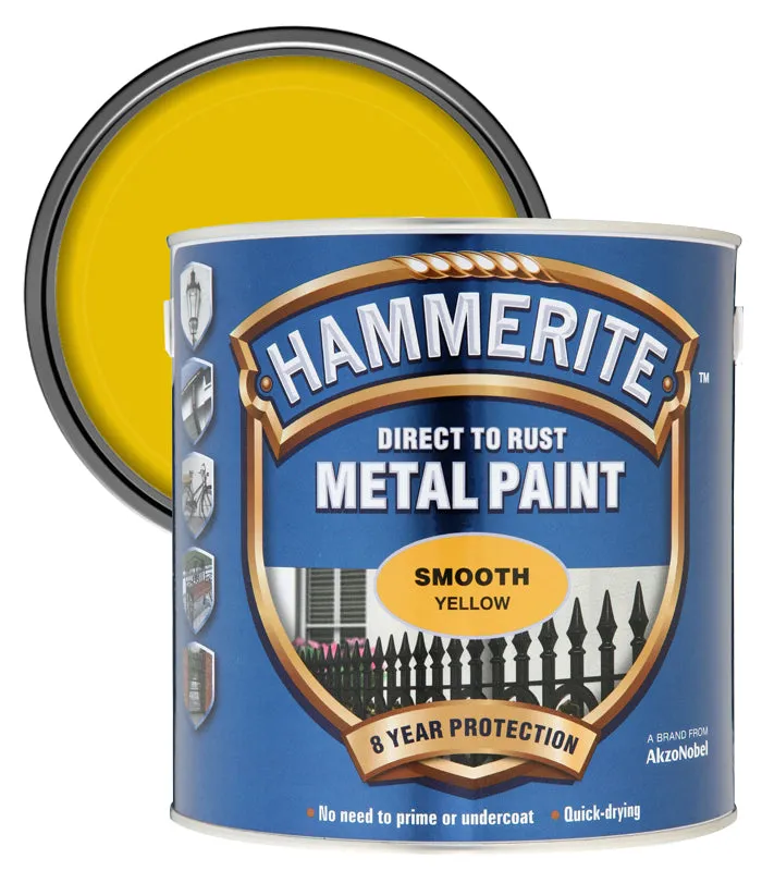 Hammerite Smooth Direct To Rust Metal Paint