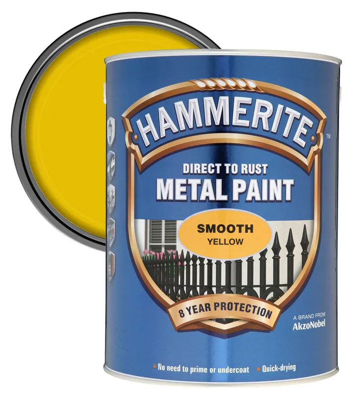 Hammerite Smooth Direct To Rust Metal Paint