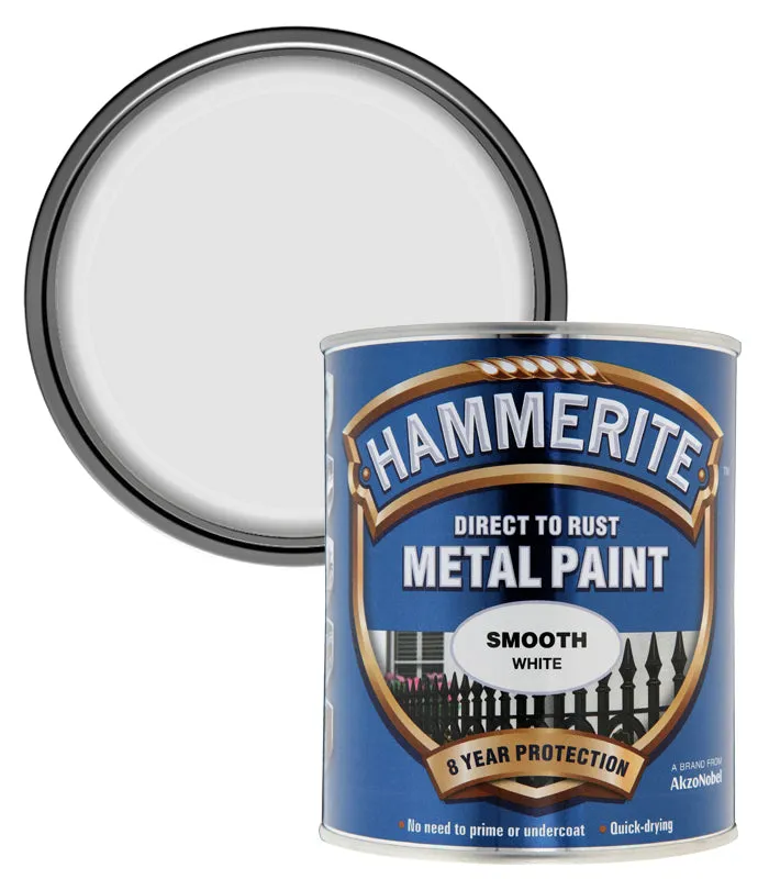 Hammerite Smooth Direct To Rust Metal Paint