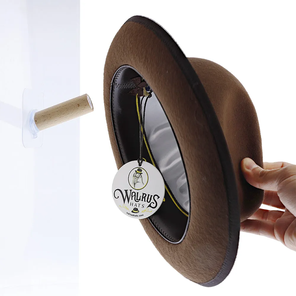 Hat Wall Hanger - Self Adhesive Hook for Hats, Coats, Towels, Bags