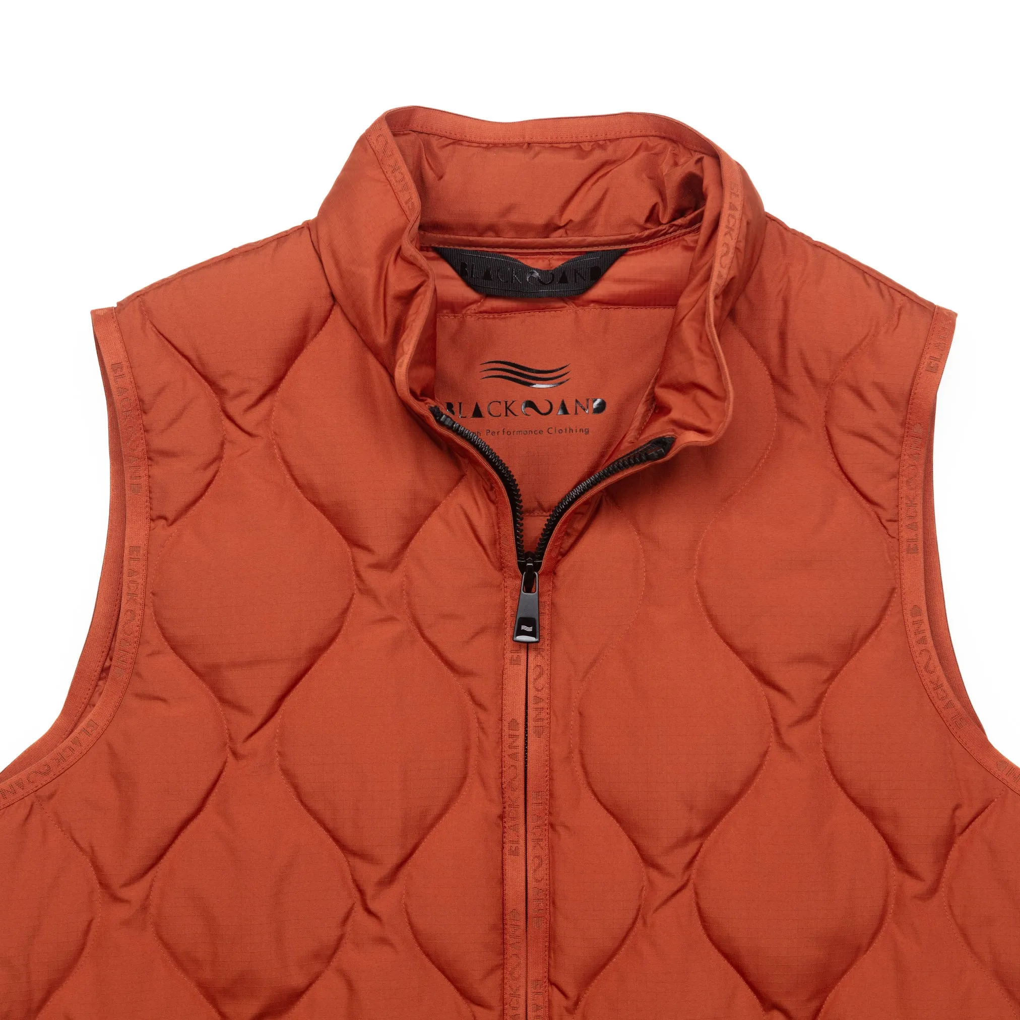 Insulated Vest in Dark Orange