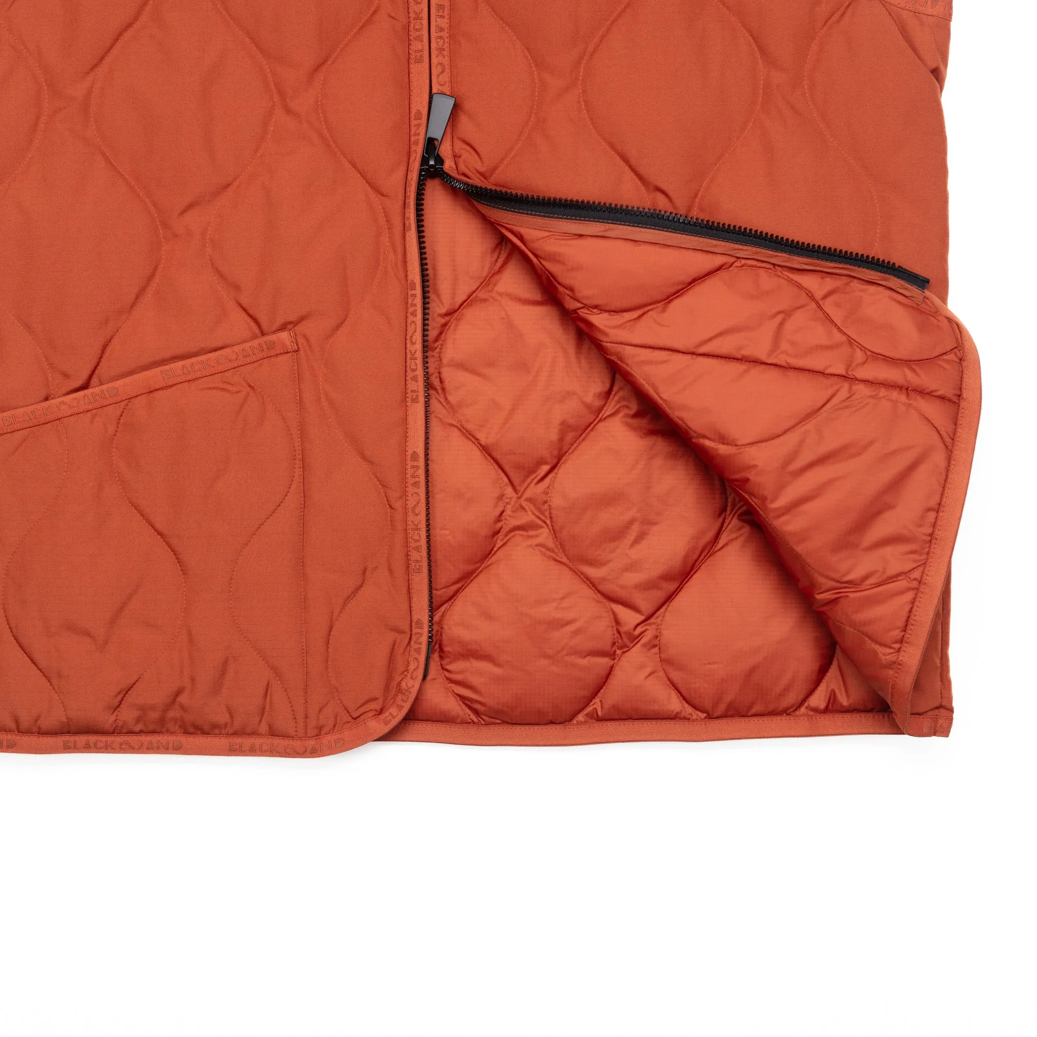 Insulated Vest in Dark Orange